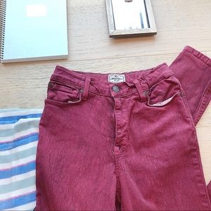 SALE! La Miniatura Pink Cracked Design Jeans